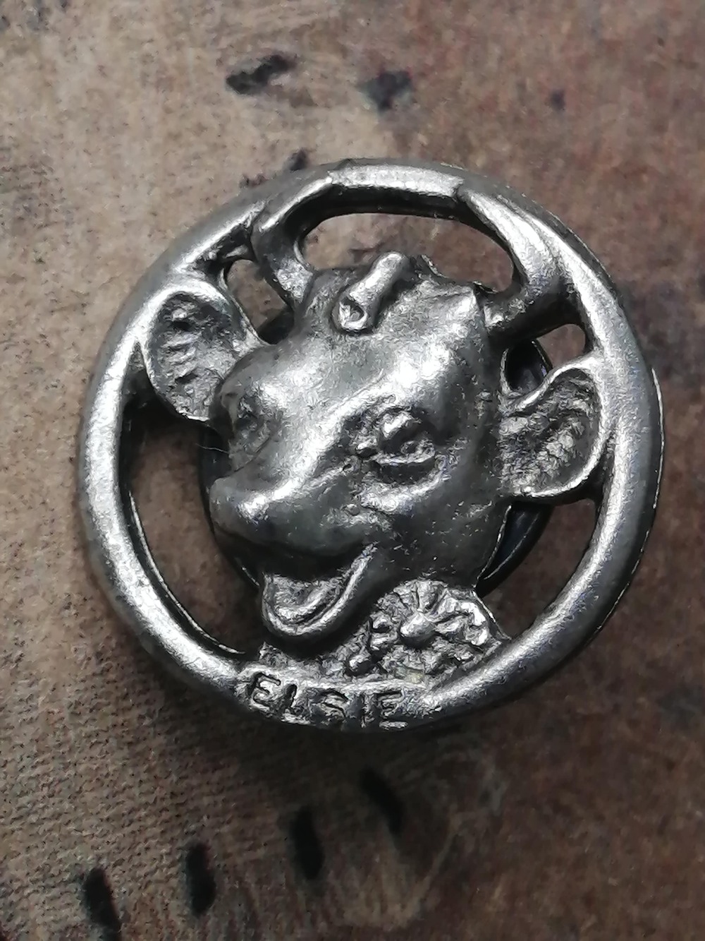Vintage Elsie the Cow pin
